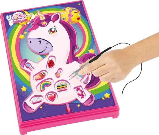 Grafix Unicorn Operatie Bibber - Bibber Spel - Kinderspellen - Actiespel - Educatief - Unicorn Operatie - Behendigheidsspel - Afbeelding 2
