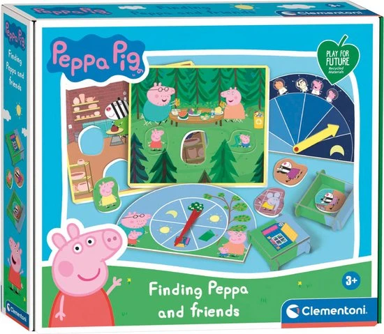 Clementoni Klassieke Educatieve Spellen - Peppa Pig - Zoek En Vind, Educatief Spel, 3 Jaar - 16355