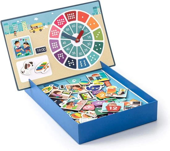 Apli Kids Leren Klokkijken Magneetspel - Afbeelding 3