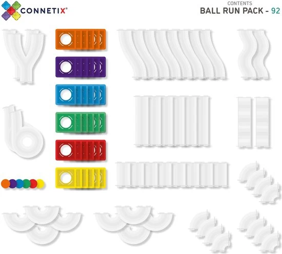 Connetix Tiles Connetix - Starter Pack 62 Stuks - Magnetisch Constructiespeelgoed - Afbeelding 19