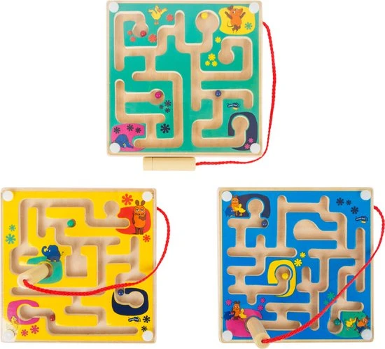 ThimbleToys Magnetisch Doolhof Hout - Muis