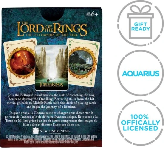 Aquarius Lord Of The Rings - The Fellowship Of The Ring Playing Cards / Speelkaarten - Afbeelding 7