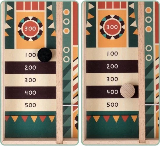 Nixnix - Slingshot Curling - Sjoelspel - Hockeyshots - Sjoel Battle - Speelgoed - Afbeelding 8