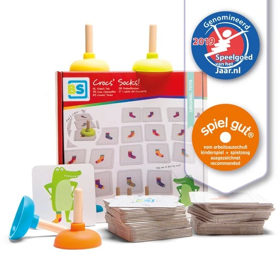 BS Kinderspel Crocs Socks! - 52-delig - Spielgut Award
