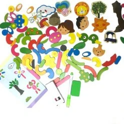 H&C Toys Sinterklaas Schoencadeau Educatief Houten Magnetische Puzzel Dubbelzijdige Schoolbord, Een Fantasierijk Speelgoed. Top Cadeau Voor Creatieve Kleuters - Kinderen