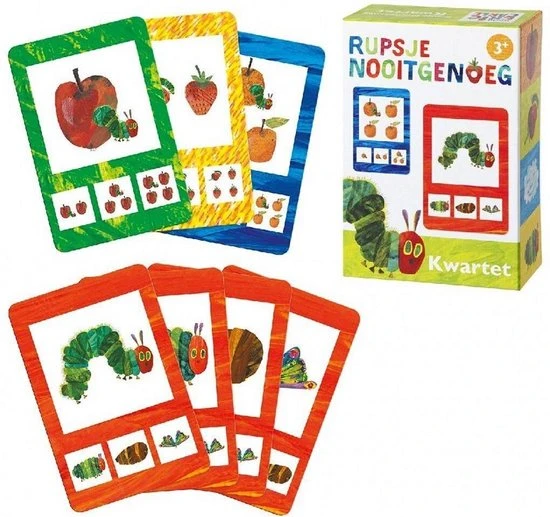 Bambolino Toys & Rupsje Nooitgenoeg Rupsje Nooitgenoeg Kwartet - Kaartspel - Afbeelding 4
