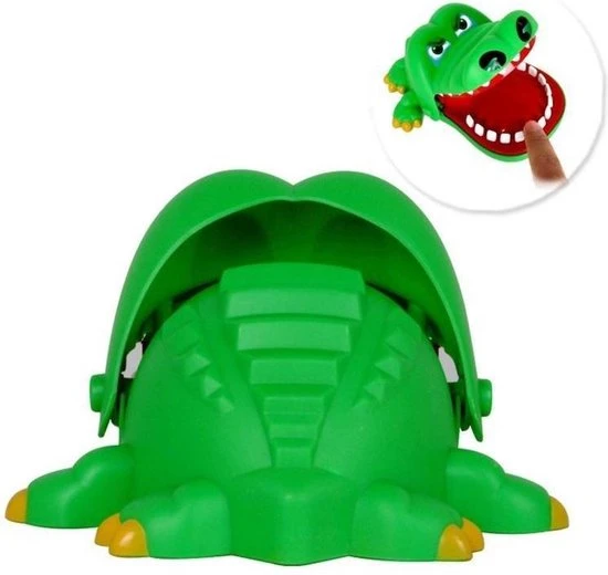 Merkloos Spel Bijtende Krokodil Reis Editie Krokodil Met Kiespijn - Afbeelding 2