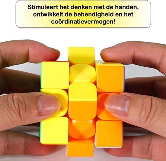 Rubiks Cube - Speed Cube Set 4 In 1 - Moyu - Rubiks Kubus - Cadeauset - Breinbrekers - Puzzel Kubus - 2x2, 3x3, 4x4, 5x5 - Afbeelding 2