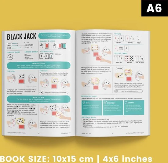 CardGames101 Card Games For Travelers - Engels Boek En Speelkaarten - Reisspellen - Kaartspellen - Reizigerseditie - Educatieve Spellen - Kaartspellen Voor Volwassenen - Afbeelding 7