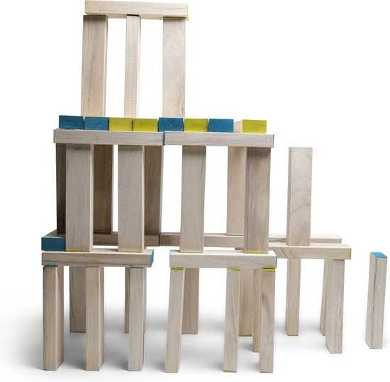 BS Toys Grote Toren Spel - Toren Bouwen Speelgoed - Balanstoren - Stapeltoren - Kinderspeelgoed Vanaf 3 Jaar - Afbeelding 18