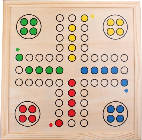 Lifetime Games Spellendoos - Hout - 5 Bordspellen - O.a. Mens Erger Je Niet, Dambord, Backgammon En Schaakbord - 35 Cm 88-delig - Afbeelding 2