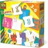 SES - Ik Leer Cijfers - 24 Kaarten Met Getallen En Figuren, 8 Kleurpotloden En Stickers