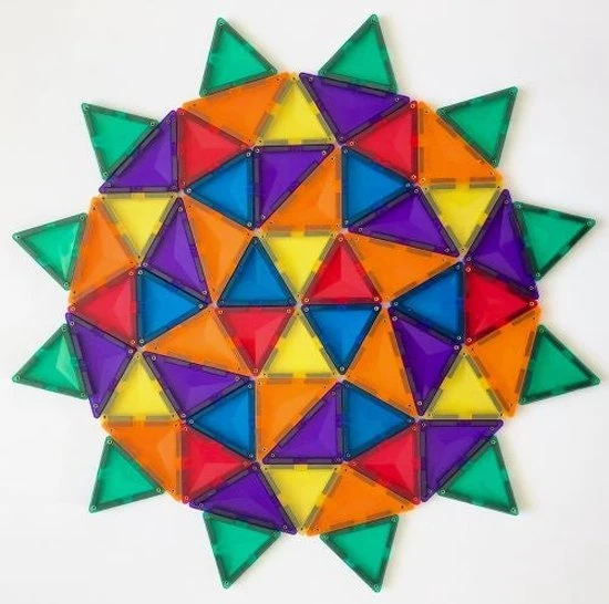 Connetix Tiles Connetix - Starter Pack 62 Stuks - Magnetisch Constructiespeelgoed - Afbeelding 7