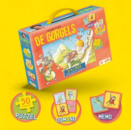 Gorgels 3-in-1 Box - Puzzel+Memo+Domino - Afbeelding 2