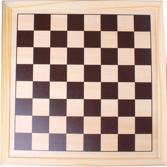 Lifetime Games Spellendoos - Hout - 5 Bordspellen - O.a. Mens Erger Je Niet, Dambord, Backgammon En Schaakbord - 35 Cm 88-delig - Afbeelding 3