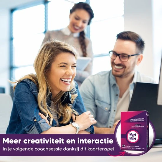 Hart Tot Hart 2-in-1 Coachkaarten En Kwaliteitenspel - Associatiekaarten En Complimentenspel - Coachingskaarten - Kwaliteiten Kaartspel - Gespreksstarter - Inspiratiekaarten - Complimenten Kaartjes - Gesprekskaarten Voor Een Openhartig Gesprek - Afbeelding 6