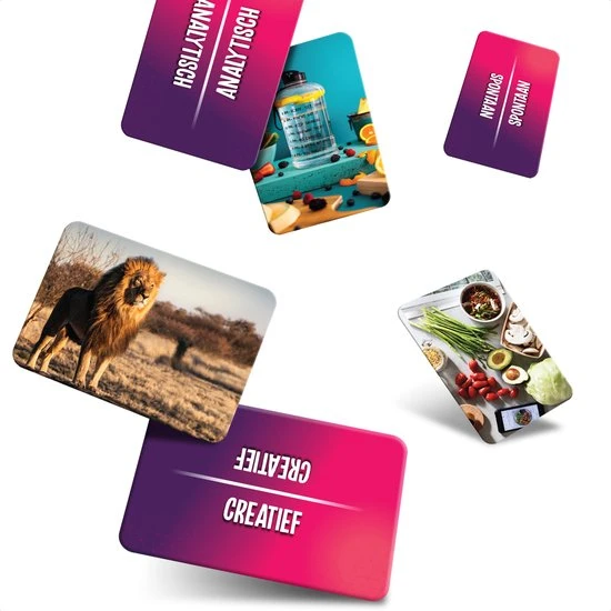 Hart Tot Hart 2-in-1 Coachkaarten En Kwaliteitenspel - Associatiekaarten En Complimentenspel - Coachingskaarten - Kwaliteiten Kaartspel - Gespreksstarter - Inspiratiekaarten - Complimenten Kaartjes - Gesprekskaarten Voor Een Openhartig Gesprek - Afbeelding 8