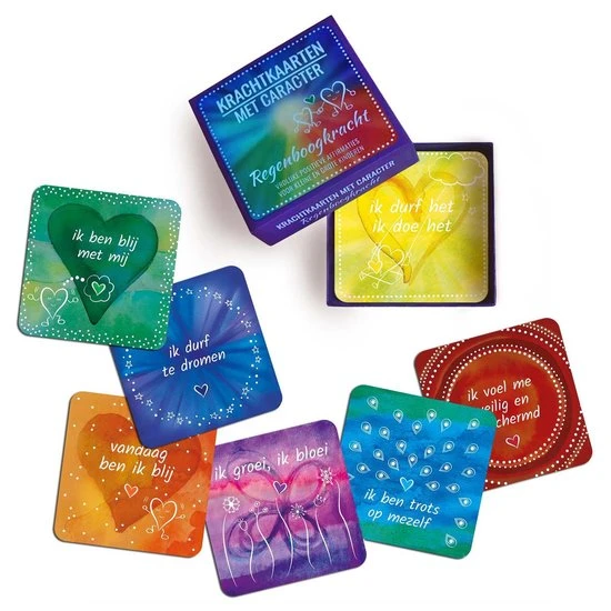 Carine Braakenburg Van Backum Krachtkaarten Met Caracter | Regenboogkracht - Coachkaarten/inzichtkaarten/affirmatiekaarten/orakelkaarten/voor Kinderen/voor Je Eigen Innerlijke Kind