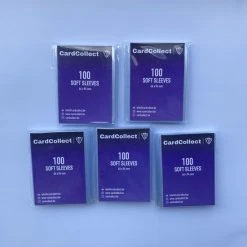 CardCollect Soft Penny Sleeves - 100 Stuks - Kaart Bescherming - Pokemon / Yu-Gi-Oh! / ... - Kaarten