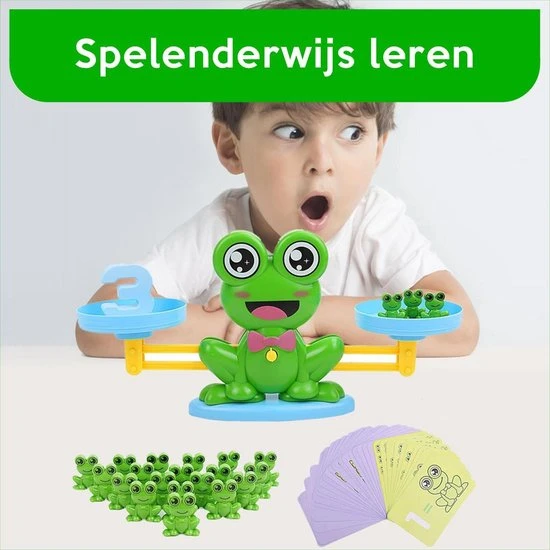 Must-Have For Kids | Frog Balance Game - Balansspel - Leren Rekenen - Interactief Speelgoed - Weegschaal Speelgoed - Monkey Balance - Telraam - Speelgoed Jongens - 3 Jaar - 4 Jaar - 5 Jaar - 6 Jaar - Montessori Speelgoed - Afbeelding 5