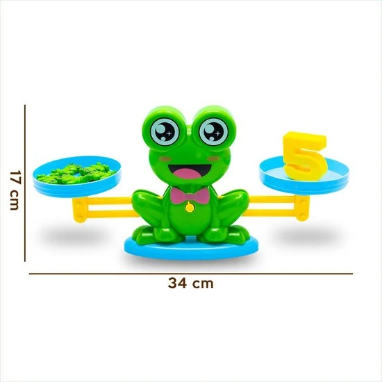 Must-Have For Kids | Frog Balance Game - Balansspel - Leren Rekenen - Interactief Speelgoed - Weegschaal Speelgoed - Monkey Balance - Telraam - Speelgoed Jongens - 3 Jaar - 4 Jaar - 5 Jaar - 6 Jaar - Montessori Speelgoed - Afbeelding 7