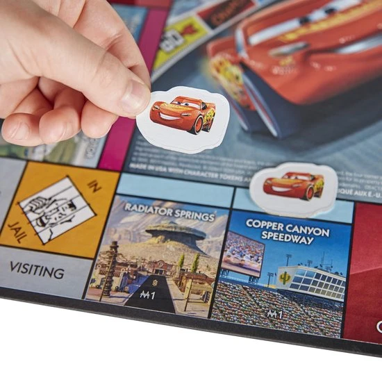 Monopoly Junior Cars 3 - Kinderspel - Afbeelding 5