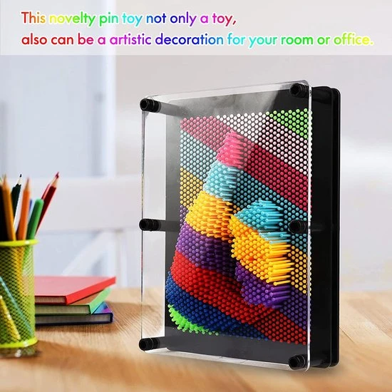 BOTC Pin Art S - Bordspel - Spijkerspel - 3D Afdruk - Spellen Met Spijkers - 12.5 Cm Kleurrijke - Afbeelding 4