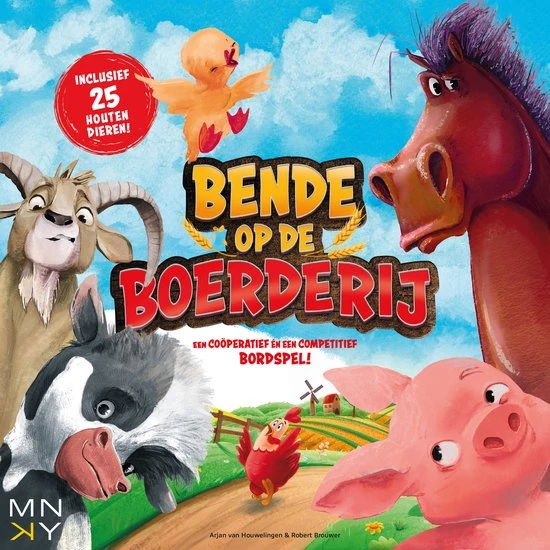 MNKY Entertainment Bende Op De Boerderij - Bordspel - Afbeelding 6