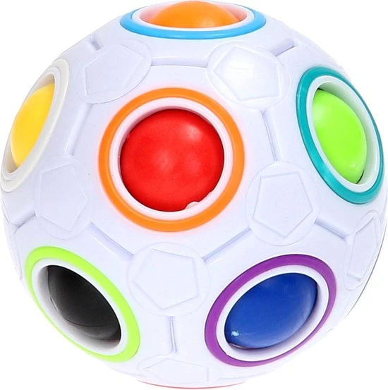 Toys Amsterdam Behendigheidsspel Magic Ball Junior 6,5 Cm Wit