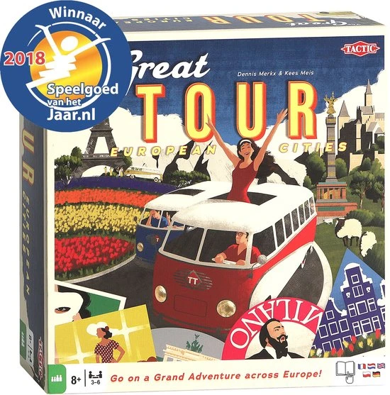 Tactic The Great Tour - Bordspel - Afbeelding 14