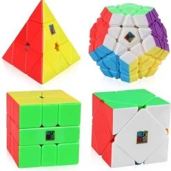 MoYu Speed Cube – Pyraminx, Skewb, Square-1, Megaminx – 4 In 1 Bundel - Stickerless