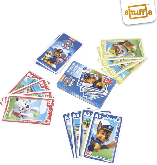 Shuffle Paw Patrol - Kwartet En Actiespel - Afbeelding 2