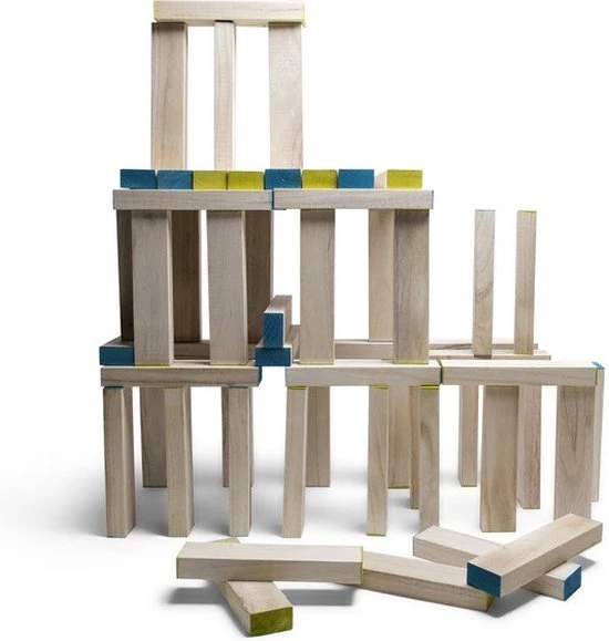 BS Toys Grote Toren Spel - Toren Bouwen Speelgoed - Balanstoren - Stapeltoren - Kinderspeelgoed Vanaf 3 Jaar - Afbeelding 14