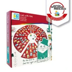 BS Toys Cats And Hats Bordspel - Kinderspeelgoed Voor Binnen - 2-6 Spelers - Speelgoed Vanaf 6 Jaar