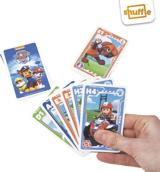 Shuffle Paw Patrol - Kwartet En Actiespel - Afbeelding 3