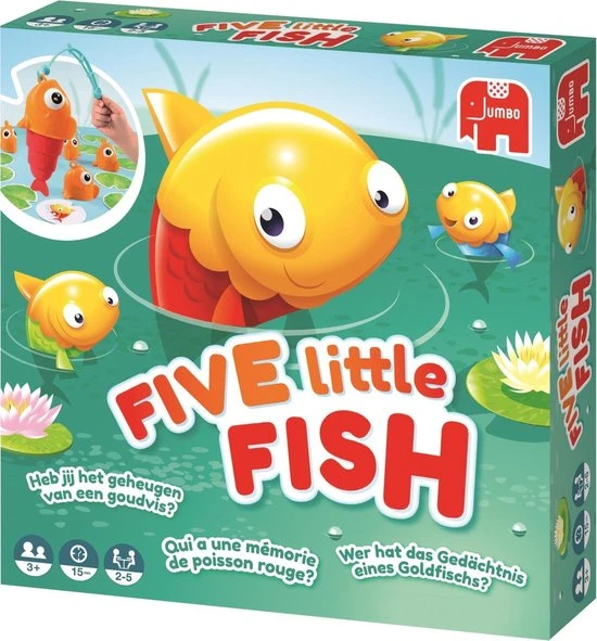 Jumbo Five Little Fish - Kinderspel - Visjes Vangen