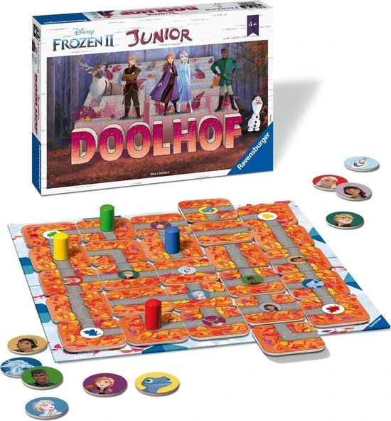 Ravensburger Disney Frozen 2 Junior Doolhof - Kinderspel - Afbeelding 3