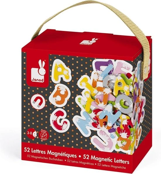 Janod Magneten - 52 Magnetische Letters Splash - Afbeelding 6
