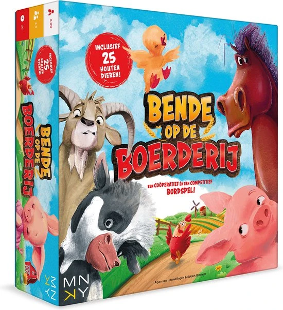 MNKY Entertainment Bende Op De Boerderij - Bordspel
