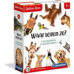 Clementoni Spelend Leren Dierenbingo Educatief Spel