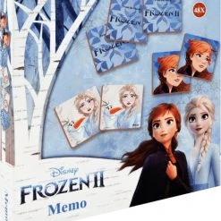 Disney Frozen Memory-spel Meisjes 4 Cm Blauw/wit 48-delig