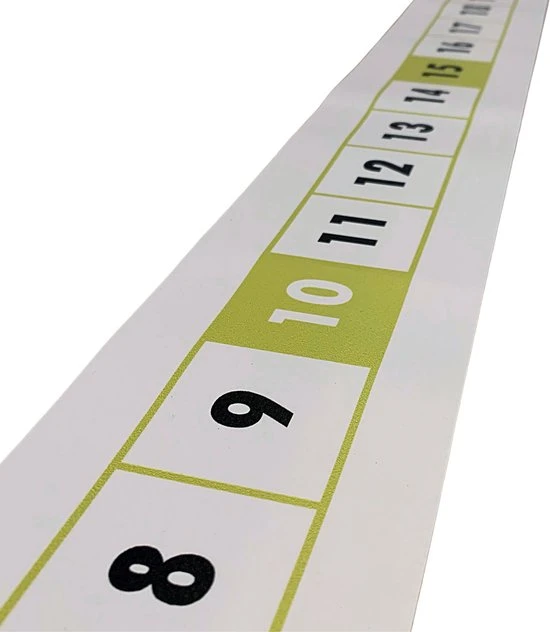 Bijles Juf Laura GETALLENLIJN TOT 100 - 5 Meter Lang - Rekenen - Rekenmateriaal - Bewegend Leren - Spelend Leren - Voor Binnen En Buiten - Onderwijs - Afbeelding 7