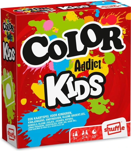 Shuffle - Color Addict Kids - Kaartspel - Familiespel - Nederlands