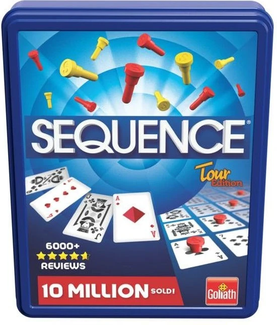 Goliath Sequence Travel (in Tin) - Bordspel - Reiseditie - Afbeelding 6