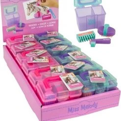 Depesche Miss Melody Paarden Gummetjes - 1 Setje - Voor Paardenliefhebbers - Inclusief Doosje