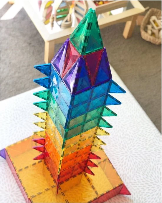 Connetix Tiles Connetix - Starter Pack 62 Stuks - Magnetisch Constructiespeelgoed - Afbeelding 2