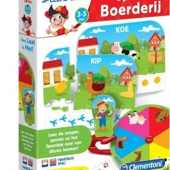 Clementoni - Op De Boerderij - Educatief Spel