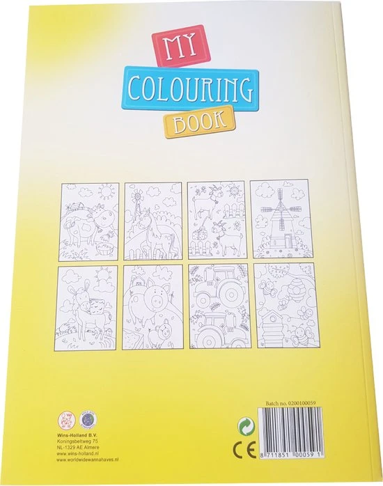 Divers Kleurboek Dieren - 'My Colouring Book' - Afbeelding 2
