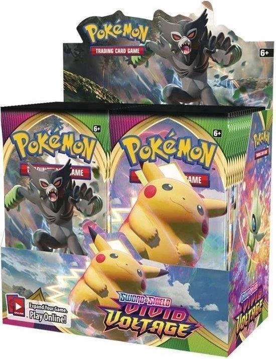 Merkloos Pok Mon Sword & Shield - Vivid Voltage Booster Box - Pokemon Kaarten