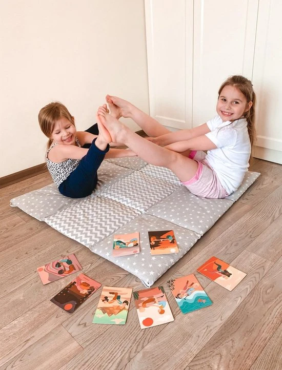 IMYOGI Partner Yoga Kaarten Voor Kinderen - Kinderyoga Kaarten - Kindercadeautje - Yoga Mat Accessoires - Yoga Boek - Kids Yoga Cards - Kindercadeautje Voor Kinderen - Afbeelding 5